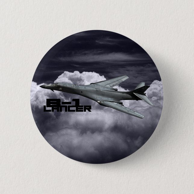 B-1 Lancer Round Button (Front)