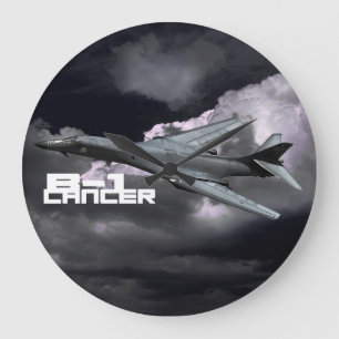 B-1 Lancer Round (Large) Wall Clock