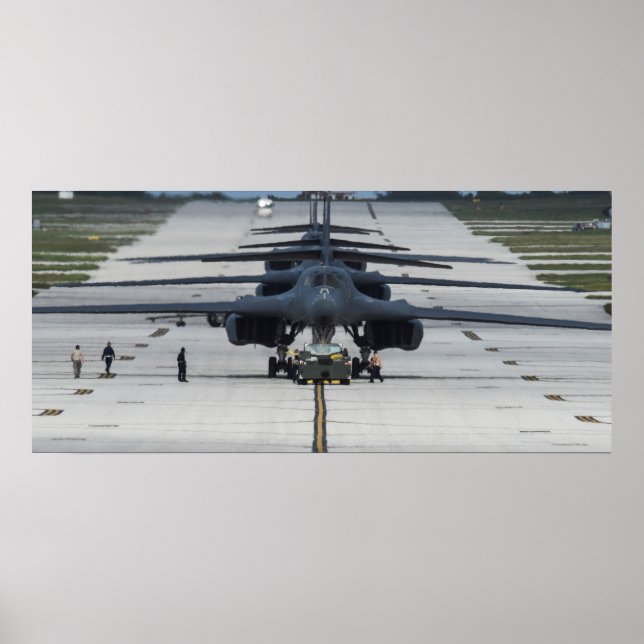 B-1B Lancer Aircraft Poster (Front)