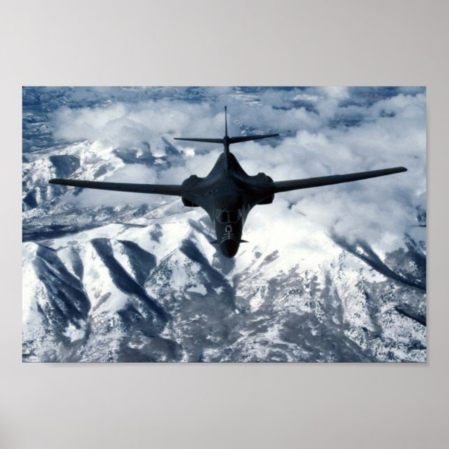 B-1B Lancer Aircraft Poster (Front)