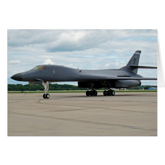 B-1B Lancer Bomber on Ground Cards (Front Horizontal)
