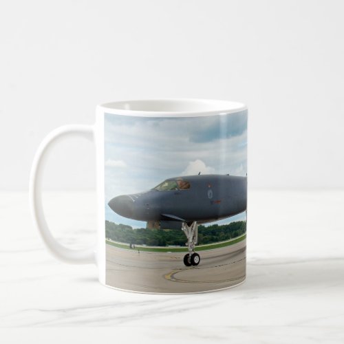 B_1B Lancer Bomber on Ground Coffee Mug