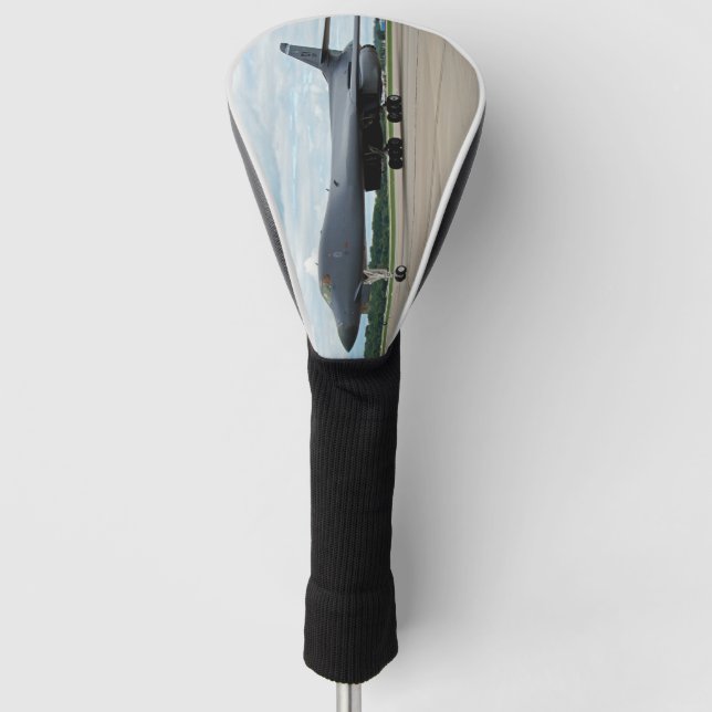 B-1B Lancer Bomber on Ground Golf Head Cover (Front)