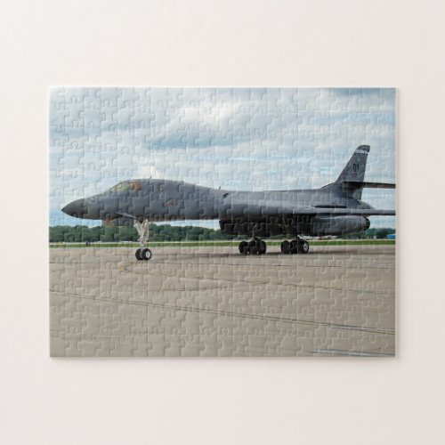 B_1B Lancer Bomber on Ground Jigsaw Puzzle