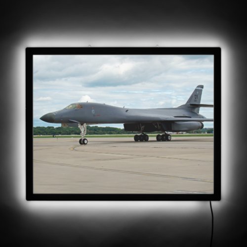 B_1B Lancer Bomber on Ground  LED Sign