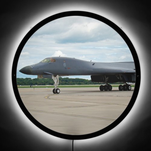 B_1B Lancer Bomber on Ground  LED Sign