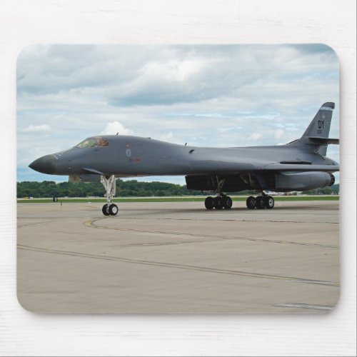 B_1B Lancer Bomber on Ground Mouse Pad