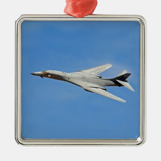 B-1B Lancer Bomber Wings Swept Metal Ornament (Front)