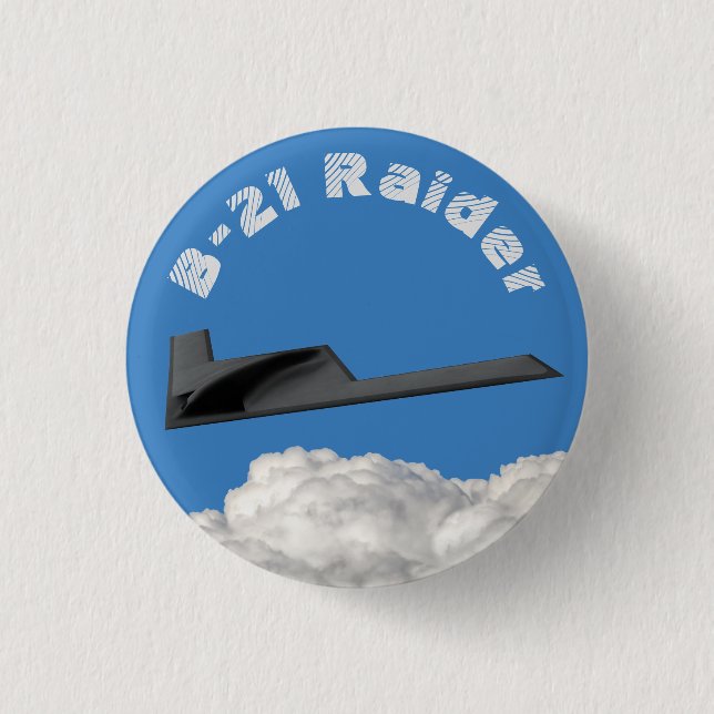 B-21 Raider Stealth Bomber Button (Front)