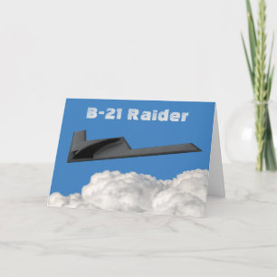 B-21 Raider Stealth Bomber Card