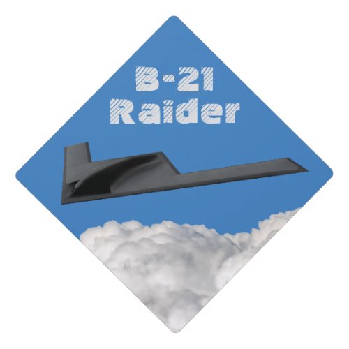 B_21 Raider Stealth Bomber Graduation Cap Topper