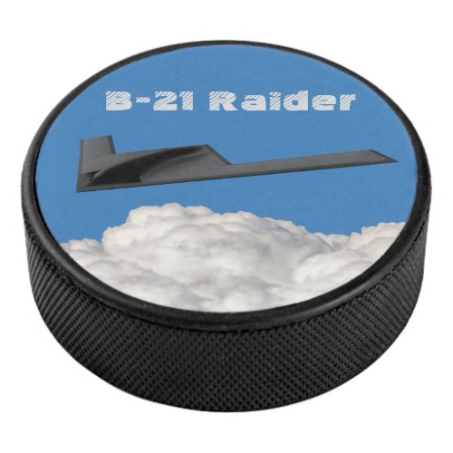 B_21 Raider Stealth Bomber Hockey Puck