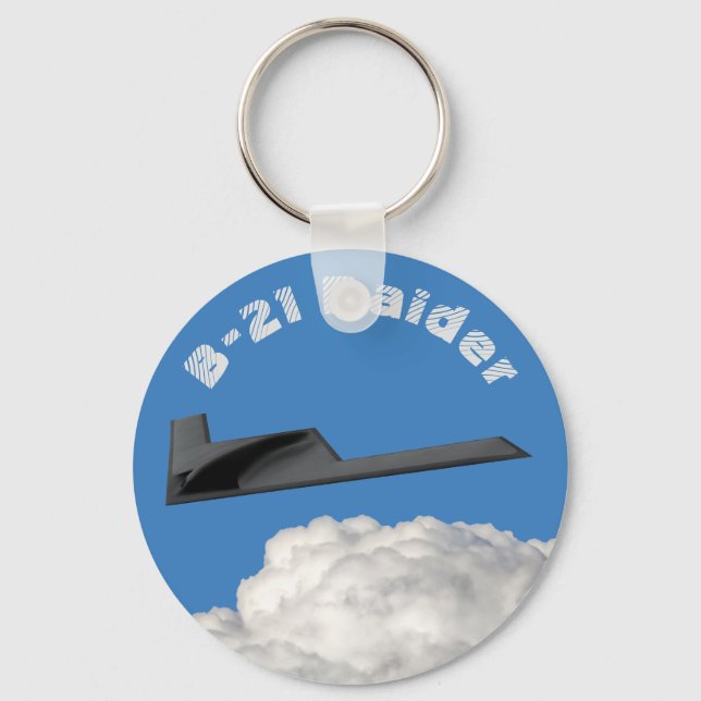 B-21 Raider Stealth Bomber Keychain (Front)