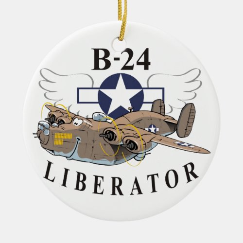 B_24 Liberator Ceramic Ornament