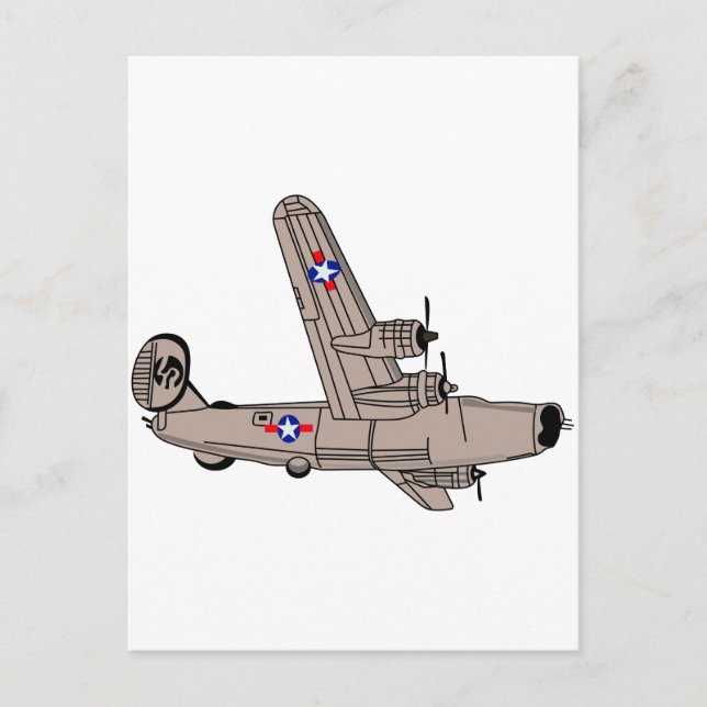B-24 Liberator Postcard (Front)