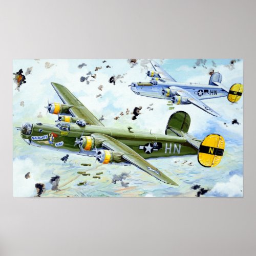 B_24 LIBERATOR POSTER