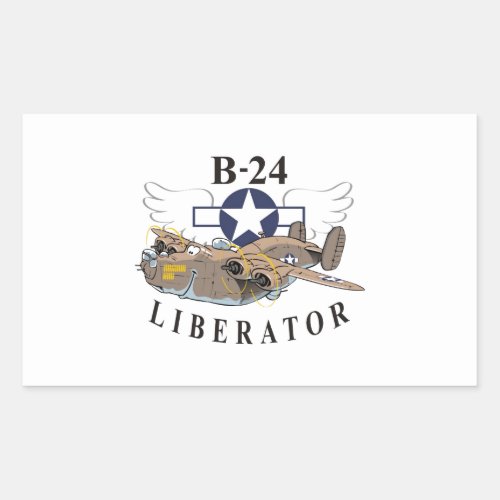 B_24 Liberator Rectangular Sticker