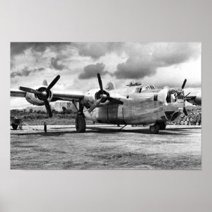 B-24 Liberator - World War 2 1944 Poster