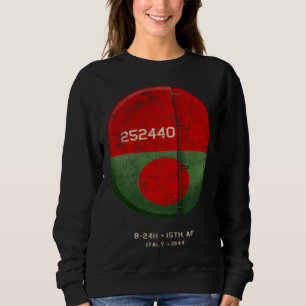 B 24 Liberator WWII Italy Sweatshirt