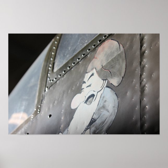 B-25 'Grumpy' Noseart Print (Front)