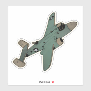B-25 Mitchell, Bomber Aircraft Sticker