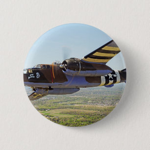 B-25 Mitchell Vintage Aircraft Button