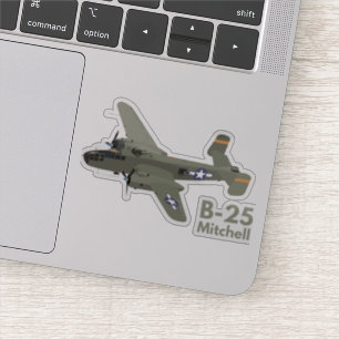 B-25 Mitchell WW2 Medium Bomber Sticker