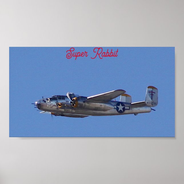 B-25 Super Rabbit  Poster (Front)