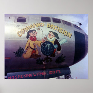 B-29 Nose Art Poster