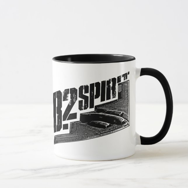 B-2 Spirit 11 oz Ringer Mug (Right)
