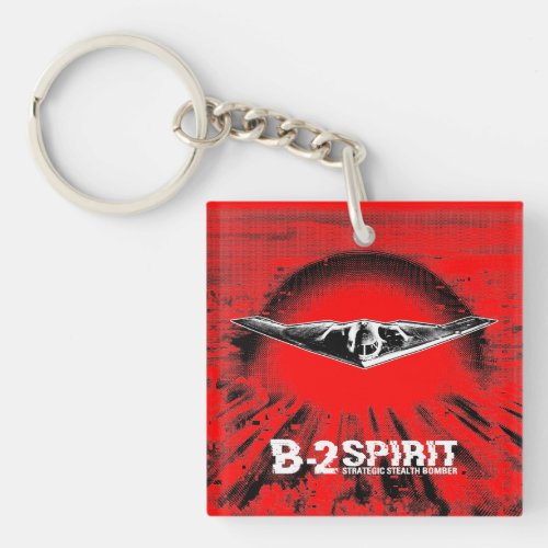 B_2 Spirit Keychain Acrylic Keychain