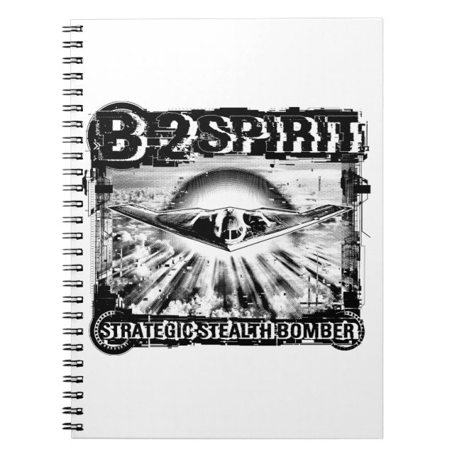 B-2 Spirit Notebook Spiral Photo Notebook (Front)