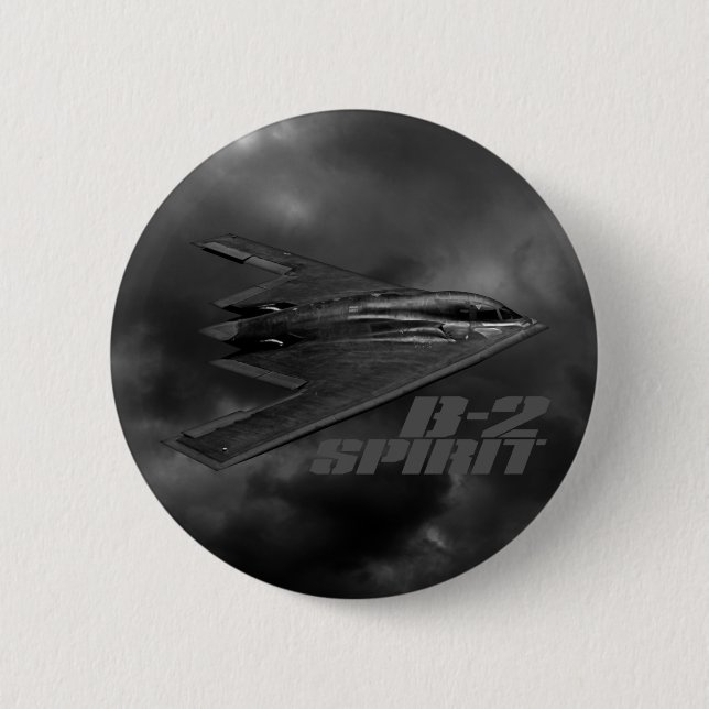 B-2 Spirit Round Button (Front)