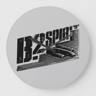 B-2 Spirit Round (Large) Wall Clock