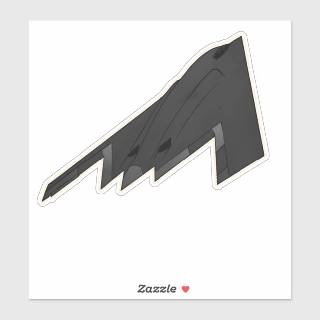 B-2 Spirit, Stealth Bomber Aircraft Sticker (Sheet)