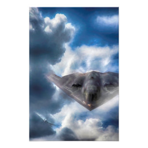 B-2 Spirit Stealth Bomber GHOST MAKER Photo Print