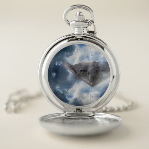 B_2 Spirit Stealth Bomber GHOST MAKER Pocket Watch