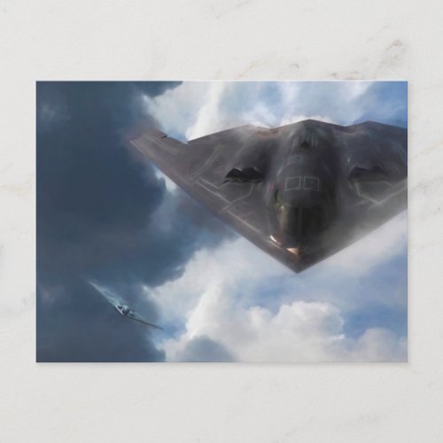 B_2 Spirit Stealth Bomber GHOST MAKER Postcard