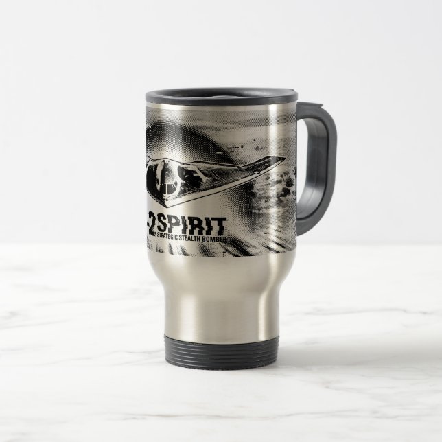 B-2 Spirit Travel Mug (Front Right)