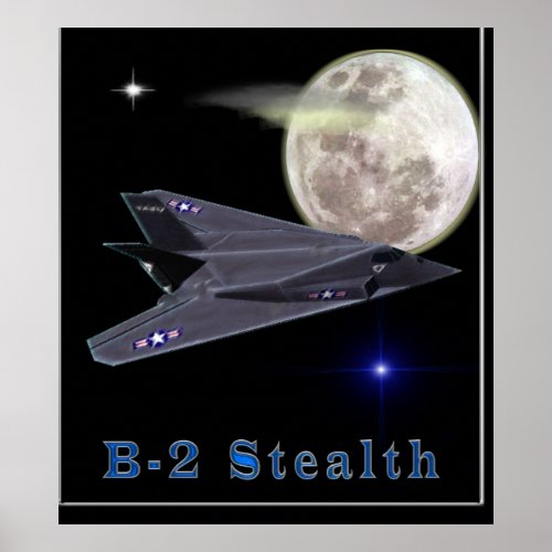b_2 stealth bomber poster