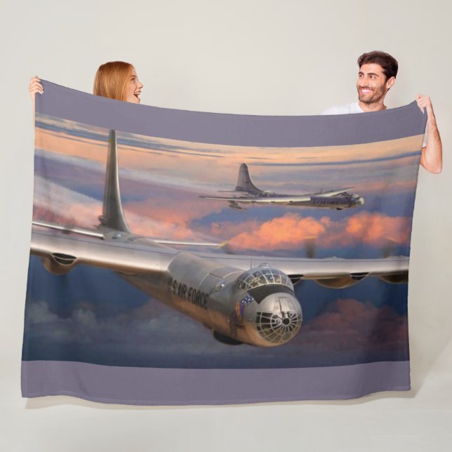 B-36 PEACEMAKER FLEECE BLANKET (In Situ)