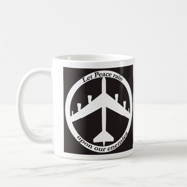 B-52 Peace Coffee Mug (Left)