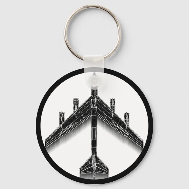 B-52 Peace Keychain (Front)