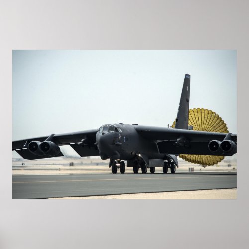 B_52 Stratofortress Aircraft Poster