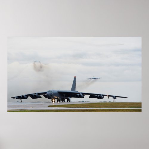 B_52 Stratofortress Aircraft Poster