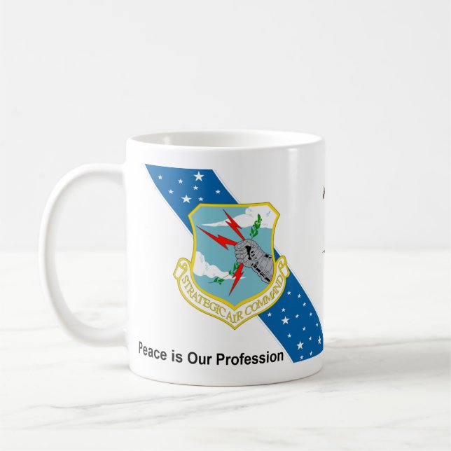 B-52D "Big Belly" Stratofortress w SAC Milky Way Coffee Mug (Left)