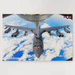 B-52H STRATOFORTRESS (20x30 INCH) Jigsaw Puzzle<br><div class="desc">The B-52 Stratofortress is an American long-range, subsonic, jet-powered strategic bomber. The B-52 has been operated by the United States Air Force since the 1950s. The bomber is capable of carrying up to 70, 000 pounds (32, 000 kg) of weapons, and has a typical combat range of more than 8,...</div>