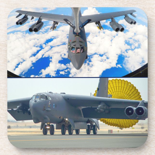 B-52H STRATOFORTRESS BEVERAGE COASTER (Front)