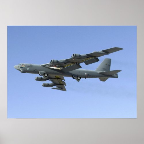 B_52H Stratofortress Carries the X_51A WaveRider Poster