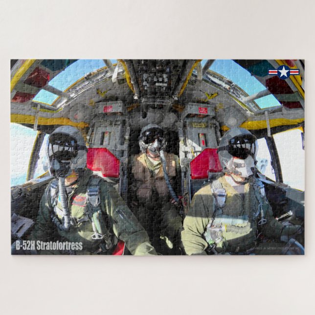 B-52H STRATOFORTRESS COCKPIT (20x30 INCH) Jigsaw Puzzle (Horizontal)